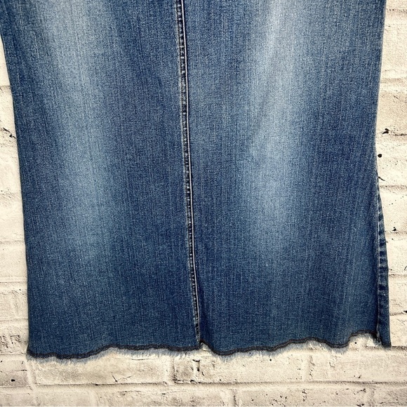 Vintage Y2K Denim Maxi Skirt Size 11 - Picture 4 of 10